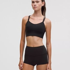 Lululemon Like A Cloud Longline Women's Black Bra - Size 8